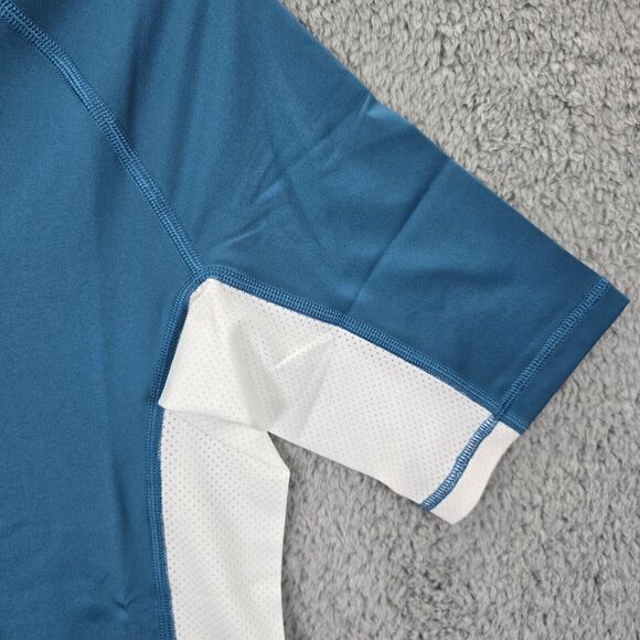 Tommie Copper Men's Compression Raglan Blue Lycra Spandex Copper T=Shirt Size S - Picture 3 of 13